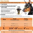 thumbnail image 5 of Bozal para Perros, Bozal Tipo Cesta para Morder, Masticar y Hurgar, de Jaula Humanitario S, 5 of 5