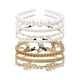 thumbnail image 1 of wonima11 Pearl Headbands for Women 8 Pack, White Faux Pearls Hairband Gold Metal Headband Butterfly Flower Hairbands, Bridal Hair Hoop Party Wedding Hair Accessories for Girls, 1 of 1