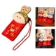 thumbnail image 4 of Hong Bao chino de bolsillo rojo para festivales con cordón para viajes, vacaciones y actividades al aire libre. Amarillo, 4 of 9