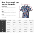 thumbnail image 5 of Honeii Cute Popcorn Print Men’s Hawaiian Shirt,Classic Button-Down Short Sleeve Shirt, for Beach, Vacation, and Outdoor Activities,X-Large, 5 of 7