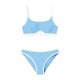 thumbnail image 4 of Bikini de Cintura Alta Bikini Deportivo de Mujer con Correas de Hombro Ajustables Traje de Baño de Alto Soporte Totalmente Cubierto, 4 of 7