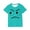 Mint Green, variant on Toddler Girl 3T Clothing Kids Boys Girls Solid Color Funny Expression Print Short Sleeve Loose Comfortable T-Shirt Top Boys Summer Shirts