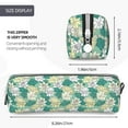 thumbnail image 3 of Sikiie Lotus Flower1 Leather Pencil Case, Makeup Pouch, Zipper Pouch for Daily Essentials, Storage Organizer, Cosmetics and Stationary Bag, 3 of 7