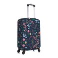 thumbnail image 3 of Easygdp Colorful Flowers Print Elastic and Washable Suitcase Protective Cover with Hidden Zipper Fits 18-32 inch Luggage -Medium, 3 of 9