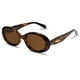 thumbnail image 1 of Gafas de sol SOJOS Retro Ovaladas Polarizadas UV400 SJ2286 Leopard, 1 of 5