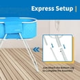thumbnail image 5 of Nurxiovo Elevate Pet Washing Station Folding Dog Bathtub Elevate, Professional Family Bath for Small and Medium Dogs/Cats/Other Small Pet, Outdoor and Indoor, Quick Setup （Blue）, 5 of 8