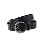 Time And Tru Perforated Leather Belt