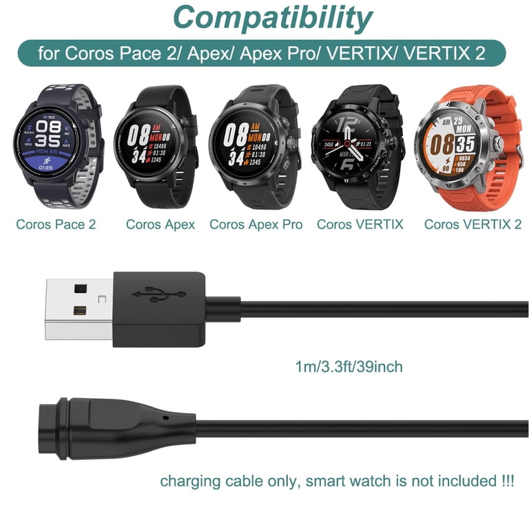 Tianle Charger Compatible with Coros PACE 3, PACE 2, APEX, APEX