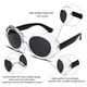 thumbnail image 5 of Gafas de Sol FEISEDY Ovaladas Blancas UV400 para Mujer y Hombre, 5 of 6