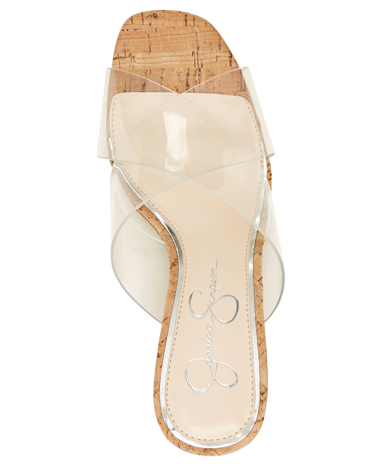 jessica simpson seena wedge clear