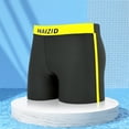 thumbnail image 2 of Swim Trunks Boys with Contrast Side Stripes Beach Shorts Swimsuit Boys for Boys L, 2 of 3
