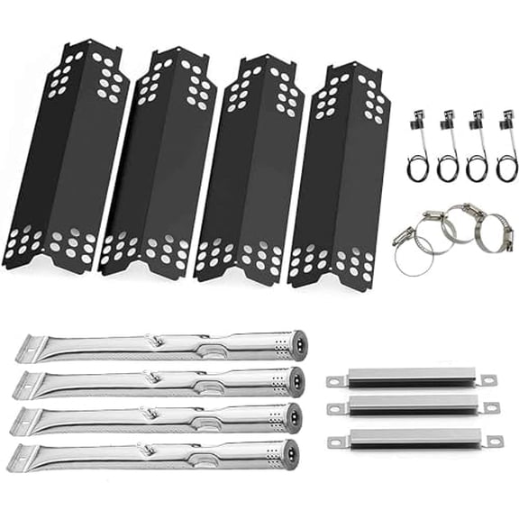 Grill Replacement Parts for Charbroil 463436215, 463436214, 463436213, 463439915, 467300115, 463439914, 461372517, G432-Y700-W1, G432-0078-W1, Grill Burner, Heat Plate, Crossover Tube$$Garden & Patio