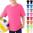 thumbnail image 4 of Bmisegm Shirt Kids Boys Rash Guard Swim Shirt Short Sleeve Swimwear Toddler Kids Youth Rashguard Water Shirt For Beach And Pool Boys Shirts 9-10 Years 140, 4 of 5