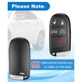 thumbnail image 3 of CAUORMOTE Llave de coche con control remoto para Dodge Dart Charger Challenger Chrysler 300 (M3N-408, 3 of 7