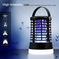 thumbnail image 3 of Bug Zapper Electric Mosquito Killer Insect Fly Trap Mosquito Attractant Trap Control with Camping Lamp for Indoor Outdoor Backyard Patio Camping Cordless and Hangable, 3 of 7
