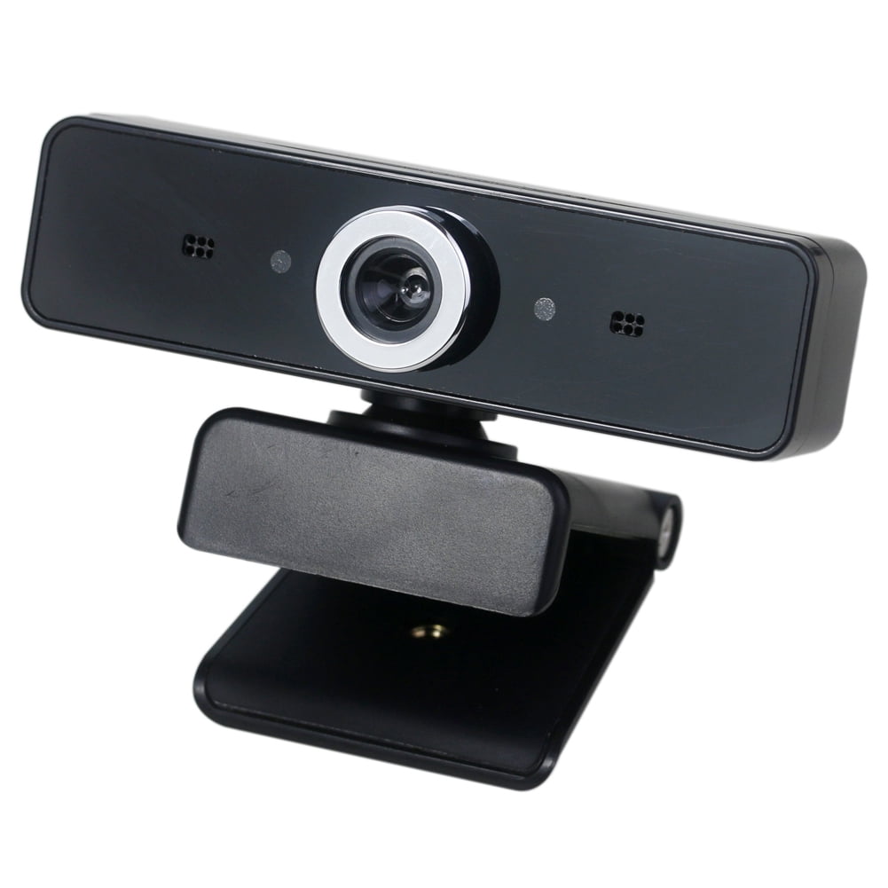 Naierhg Rotatable USB Video Recording High Clarity Webcam Camera with Microphone Black