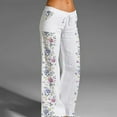 thumbnail image 2 of Valueadd New Women's Wide Leg Palazzo Pants High Waisted Smocked Pleated Loose Fit Casual Trousers, 2 of 3