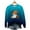 #0152-Sky Blue, variant on Neewe Crewneck Halloween Sweatshirt Women Round Neck Casual Oversized Pullover Hoodies Long Sleeve Blouse Tops