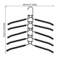thumbnail image 3 of Lttoisl SharkTRUE Space Saving Clothes Hangers, Multi Layer Metal Hanger Racks with Foam Padding, Heavy Duty Thick Magic Hanger Organizers for Coats, Sweaters, Suits, T-Shirts, Wardrobe Storage, 3 of 8