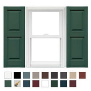 Mid America Raised Panel Shutters 14 3/4 Inch Width (1 Pair)