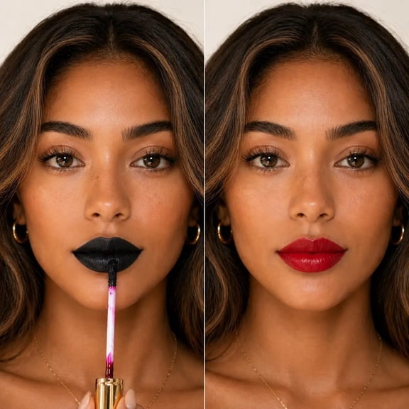 LITTLEMISSY Lip Stain Color- Cherry (Rich Neutral Red)