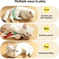 thumbnail image 5 of HonestMatter Cat Toys for Indoor Cats, Interactive Chew Rope with Silvervine Ball, Safe Teeth Cleaning Kitten Plaything for All Breeds, Orange, 5 of 9