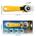 thumbnail image 3 of Daisyyozoid Quilting Rotary Cutter Easily Save Time Button Multi-function Application, 3 of 9