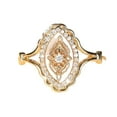 thumbnail image 1 of Anillo vintage HWRETIE con diseño de encaje,accesorio de moda de alta gama y personalizado para mujer, 1 of 3