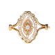 thumbnail image 1 of Anillo vintage de encaje para mujer, personalizado y de alta gama., 1 of 1
