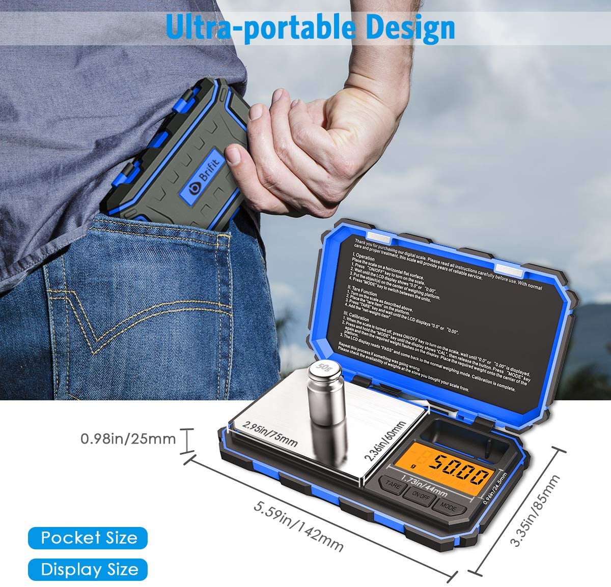 Brifit Digital Pocket Scale, 200-Gram photo 6