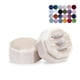 thumbnail image 1 of BLUTETE Caja de terciopelo con 3 ranuras para anillos de joyería, caja para anillos de compromiso, caja de recuerdos para el día de la boda, caja para anillos con fotos nupciales, 3 ranuras octágono (, 1 of 5