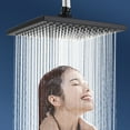 thumbnail image 2 of Bdday Handheld Shower Head Pressurized Shower Top Spray Nozzle-Pressurized Shower Shower Head- Household Bathroom Shower Showerhead-Large Shower Head Shower Head Rainfall, 2 of 7