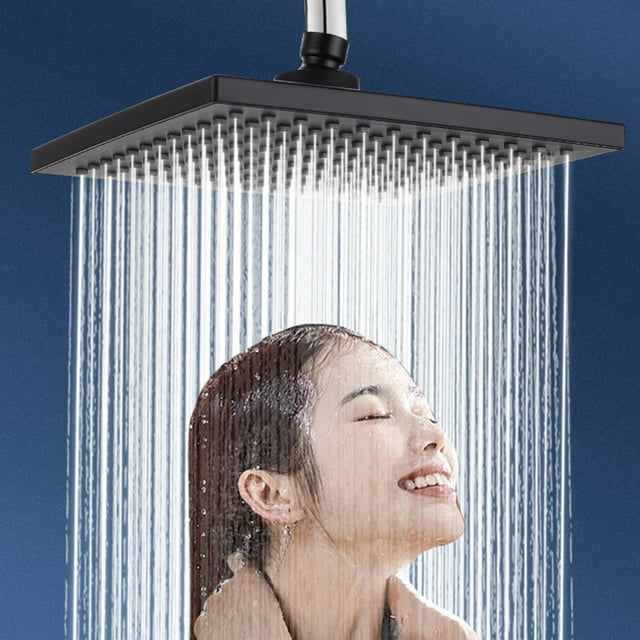 Pressurized Shower Head High Pressure Spray Nozzle 5-setting Rainfall Handheld Showerhead with 59 Gpm Flow for Low Water Pressure Homes, Ukhbmc
