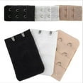 thumbnail image 3 of 5Pcs Breathable Women 3 Rows 2 Hooks Bra Strap Extender Soft Back Band Extension, 3 of 8