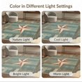 thumbnail image 7 of ODIKA 8'x10' Washable Area Rug Durable, Non-Slip Five Point Star Terracotta Outline Aged Wood Plank Motif Decor for Living Room, Under Sectional, Family, 7 of 7
