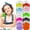Black, variant on CHENjy Multi Purpose Craft Filler Organizer, Mini Reusable Empty Capsule Case, Cute Hat Shaped Container for Baked Goods and Trinket, 2 Pcs, Pink
