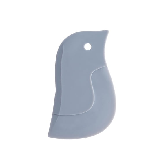 Raspador de bandeja quitamanchas herramienta de limpieza mano de obra fina tamaño compacto sin rebabas utensilio de cocina lavable espátula de Suministros de limpieza para el hogar Gris claro Inteprter HA081725-02