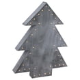 thumbnail image 3 of Northlight 19.75" Gray Pre-Lit Christmas Tree Tabletop Decor, 3 of 3