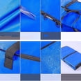 thumbnail image 2 of Bolsas de almacenamiento extra grandes resistentes, bolsas de mudanza azules con cremalleras para almacenamiento de mantas de ropa, cajas de suministros para mudanzas universitarias, contenedores de almacenamiento de ropa compatibles con carrito Ikea Frakta, paquete de 4 brillar Electrónica, 2 of 5