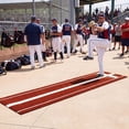 thumbnail image 4 of Costway Softball Pitching Mat with Pitching Mound, Anti-Fade Turf & Anti-Slip Foam Backing Red, 4 of 10