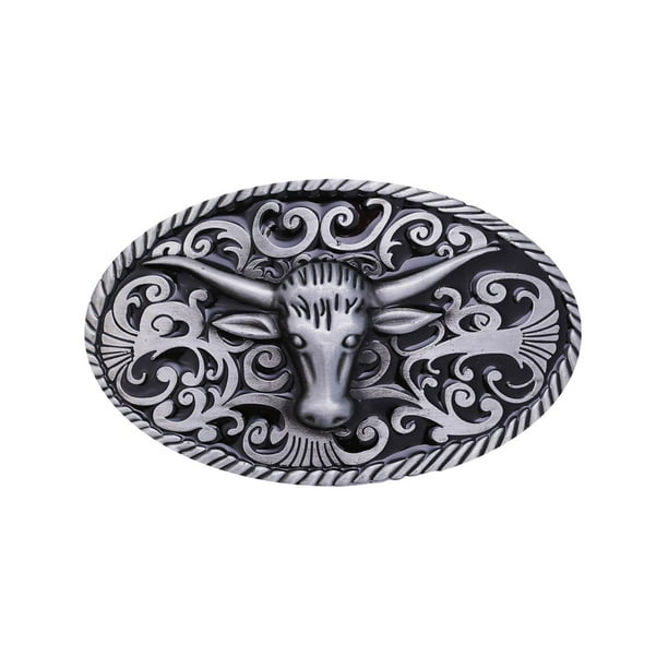 Bull skull belt buckle cheap