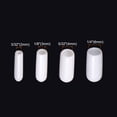 thumbnail image 3 of Tapones redondos de goma Uxcell 100pcs 3/32" 1/8" 5/32" 1/4" Protector blanco para tornillos y pernos, 3 of 5