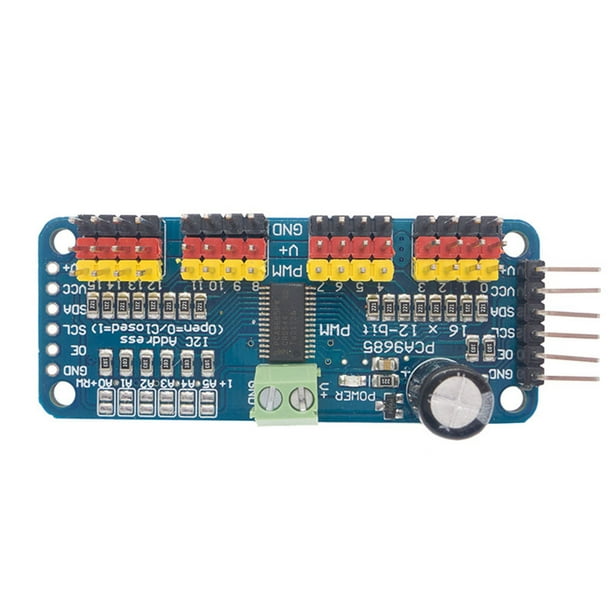 Matsuzay PCA9685 16 CH 12 bits PWM Servo Shield Motor Driver I2C Módulo Robot Reemplazo para Arduinob Electrónica miscelánea
