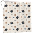 thumbnail image 2 of Cartoon Fantasy Space Universe Pattern Shower Curtain, Abstract Polyester Waterproof Bath Curtains for Bathroom Decorations, 72 x 72 inches, 2 of 7
