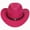 Hot Pink, variant on Ccpelsie Kids Western Cowboy Hat Children Wide Brim Hat Boy and Girl Beach Cowgirls Cattleman Cowboys Hats Black,3-18 Years