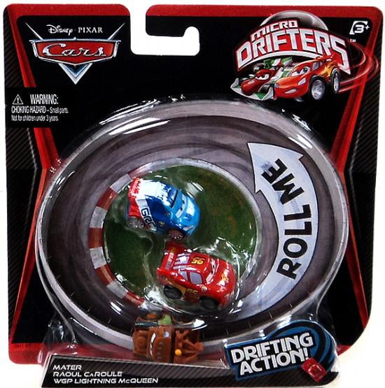 Mater, Raoul Caroule & Wgp Lightning Mcqueen Mini Cars Micro Drifters 