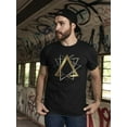 thumbnail image 2 of Gold Triangle Artwork Tee Men's -Image by Shutterstock, 2 of 4