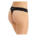 thumbnail image 2 of JENNI Intimates Black Thong Underwear XXXL, 2 of 4