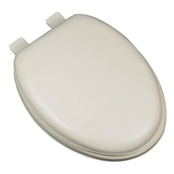 Premium Soft Elongated Toilet Seat, Bone