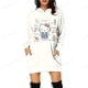 thumbnail image 5 of Vestido con capucha para mujer Primavera Otoño 2024 Sudadera con capucha de manga larga con estampado 3D de HELLO KITTY Sudadera con capucha informal de corte entallado para Navidad para mujer Y2K, 5 of 5